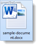 .docx उदाहरण फ़ाइल