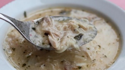 नूडल के साथ दही सूप बनाने की विधि
