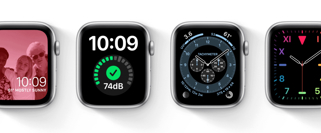 Apple Watch watchOS 7 में चेहरे