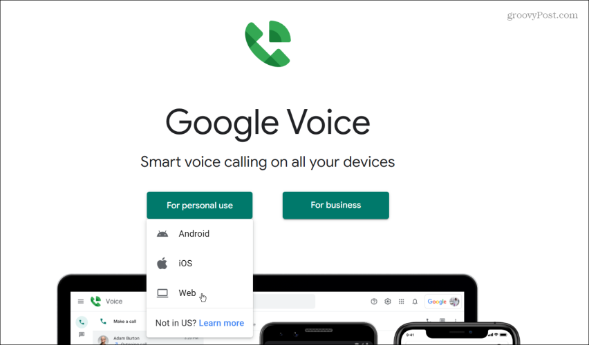 कंप्यूटर से कॉल करने के लिए Google Voice का उपयोग करें