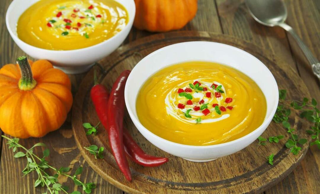 कद्दू के सूप के लिए सामग्री क्या हैं? कद्दू का सूप कैसे बनाये?