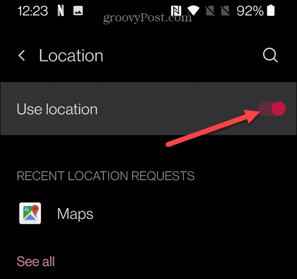 Google मानचित्र को कैलिब्रेट करें स्थान का उपयोग करें