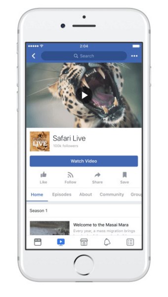 Facebook Show Pages वॉच टैब के लिए नए एपिसोड बनाने और प्रकाशित करने के लिए इसे सहज बनाता है।